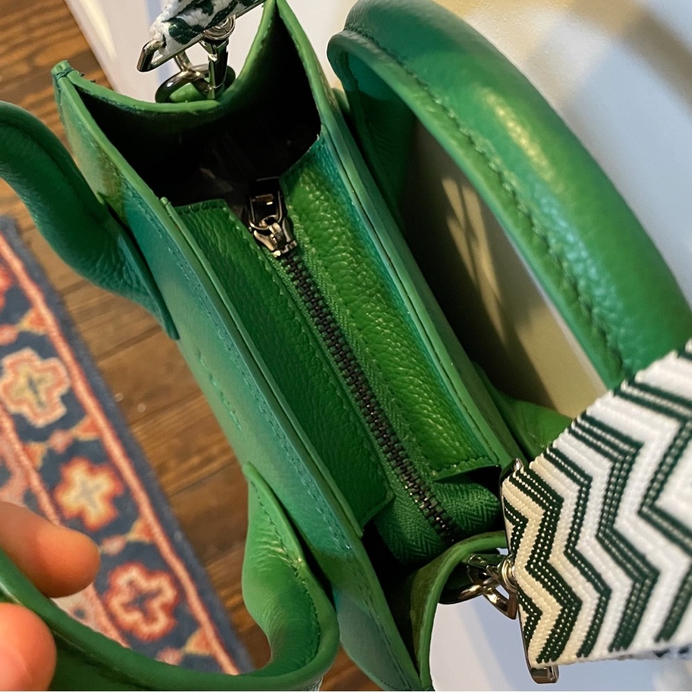 Beck Micro Pixie Green Leather Mini Tote Bag - image 6
